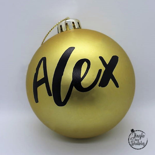 Personalised Name Christmas Bauble