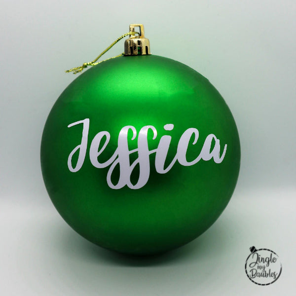 Personalised Name Christmas Bauble