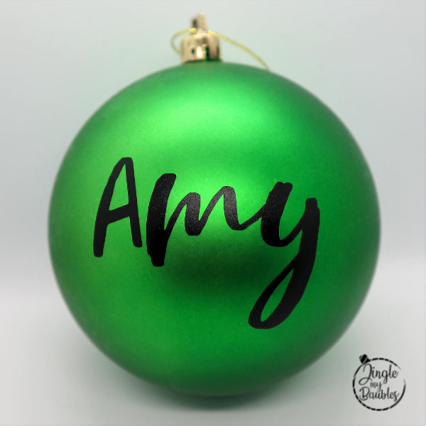 Personalised Name Christmas Bauble