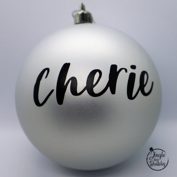 Personalised Name Christmas Bauble