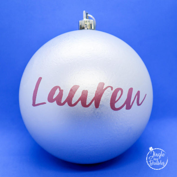 Personalised Name Christmas Bauble