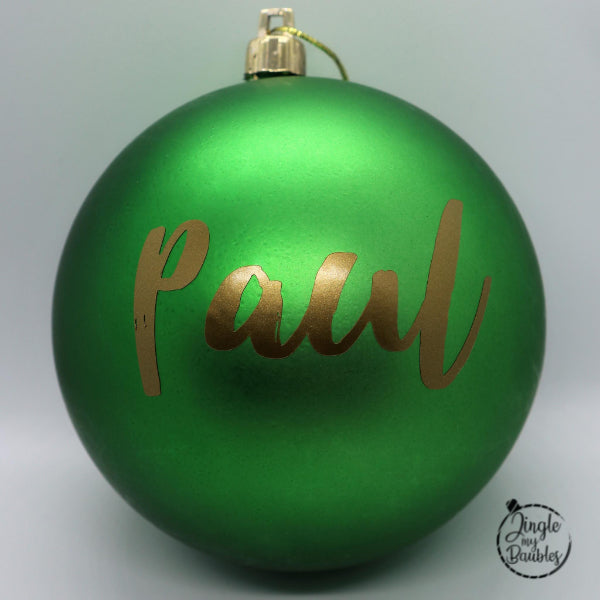 Personalised Name Christmas Bauble