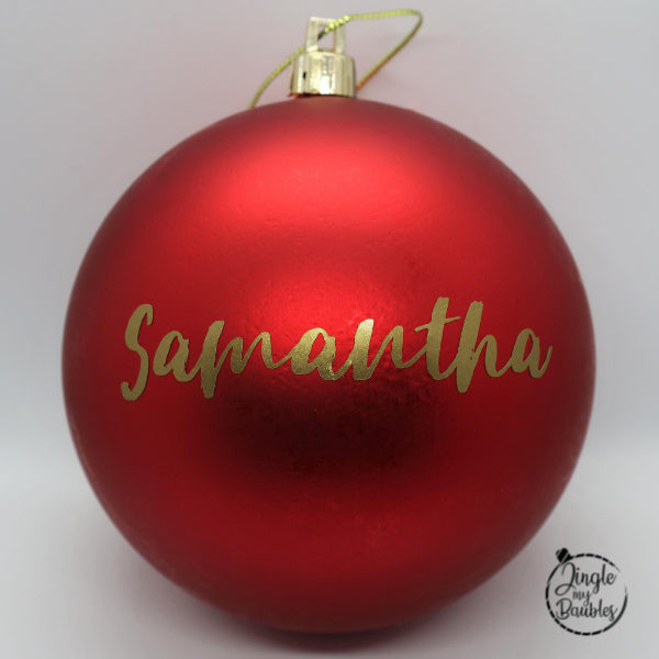 Personalised Name Christmas Bauble