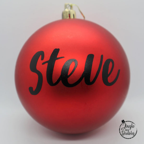 Personalised Name Christmas Bauble