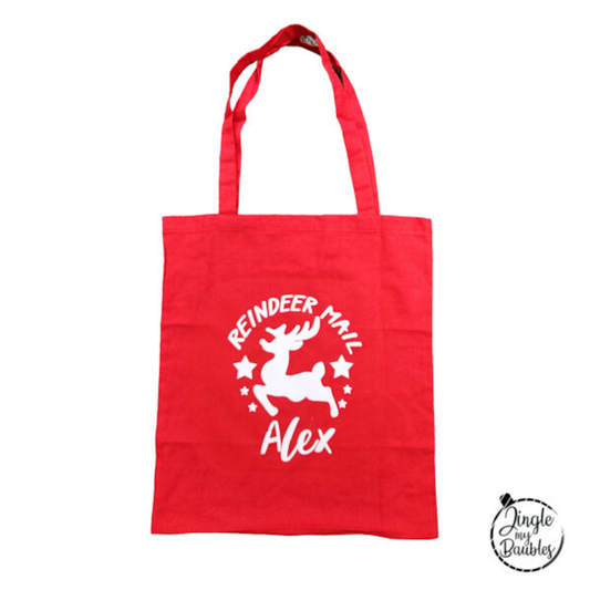 Personalised Christmas Gift Tote Bag