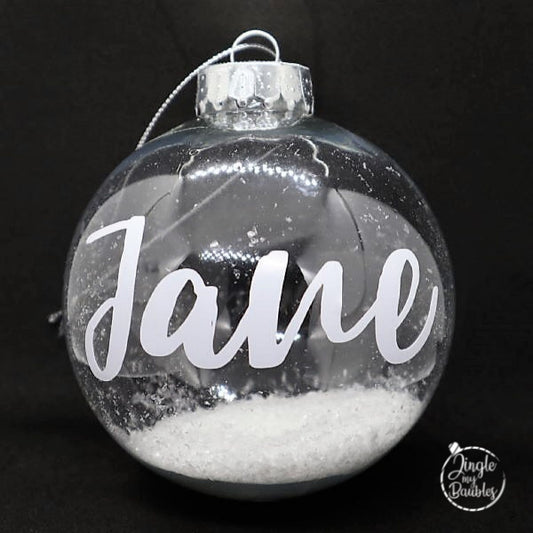 Snow Filled Bauble