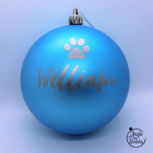 Personalised Pet Christmas Bauble