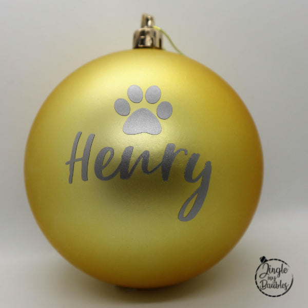 Personalised Pet Christmas Bauble