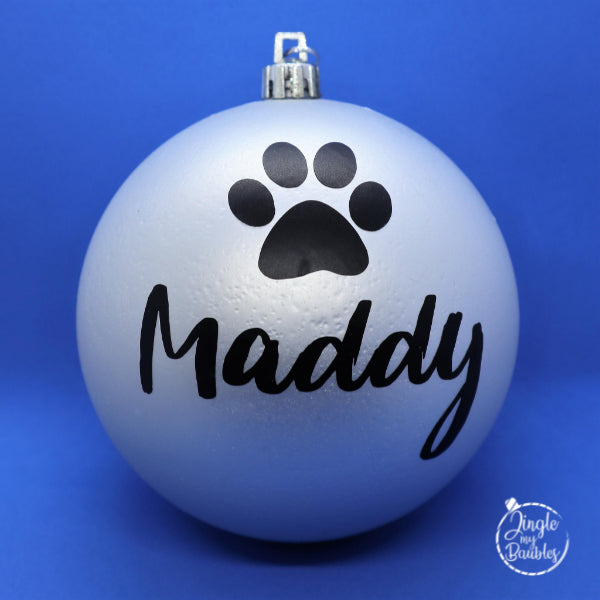 Personalised Pet Christmas Bauble